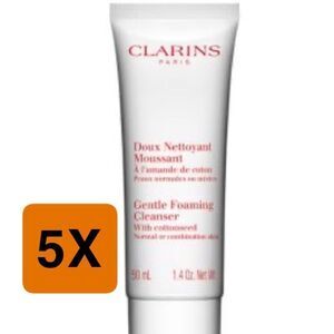5PK Clarins Gentle Foaming Cleanser